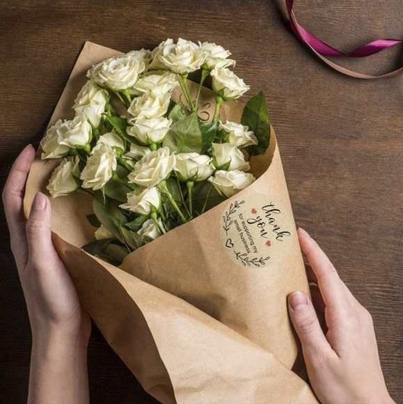 1.5" "Thank you for Supporting my Small Business" Stickers•500 PK - Picture 5 of 7